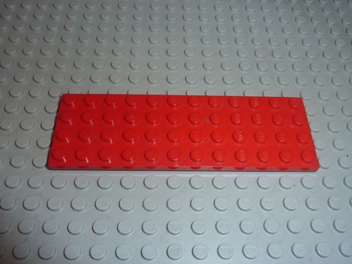 Lego plate 12 red - 4, x